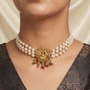 Antique Pearl Choker – Lakshmi Elegance