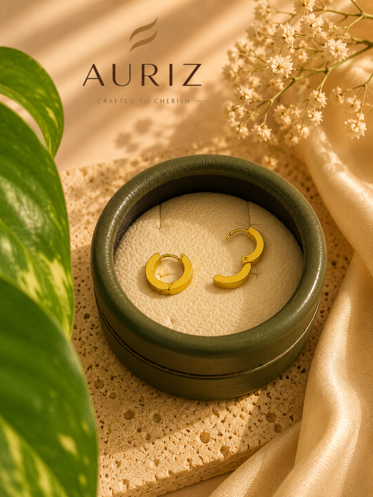 Golden Hoop Ring Design