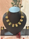 Golden Kundan Peacock Necklace