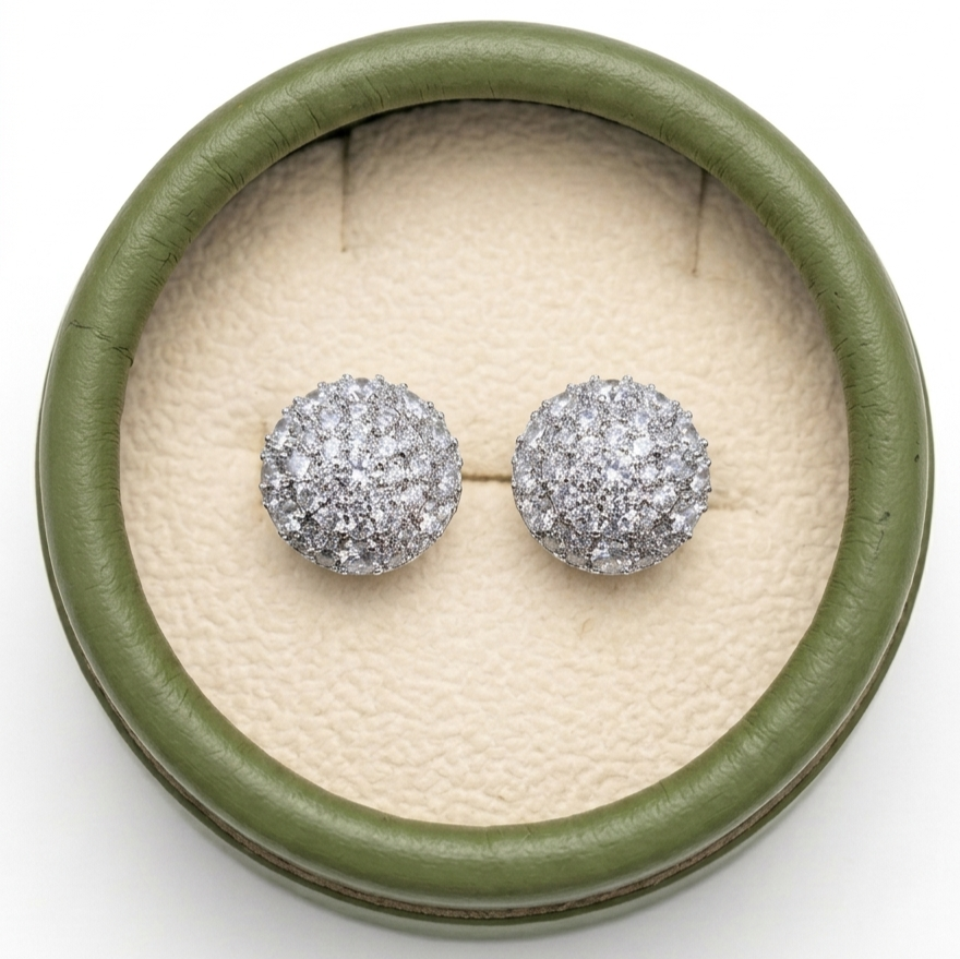 Exotic Sparkling Crystal Stud