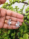 Exotic Silver Bow Stud